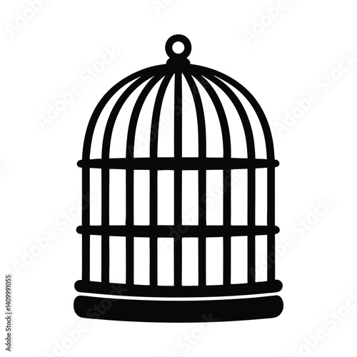 Birdcage Silhouette: Symbol of Freedom and Restriction