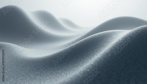 Subtle undulating lines, grayscale gradient creating depth , style, curves