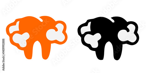 Dental clinic elements - thin line web icon set. Outline icons collection. Simple vector illustration