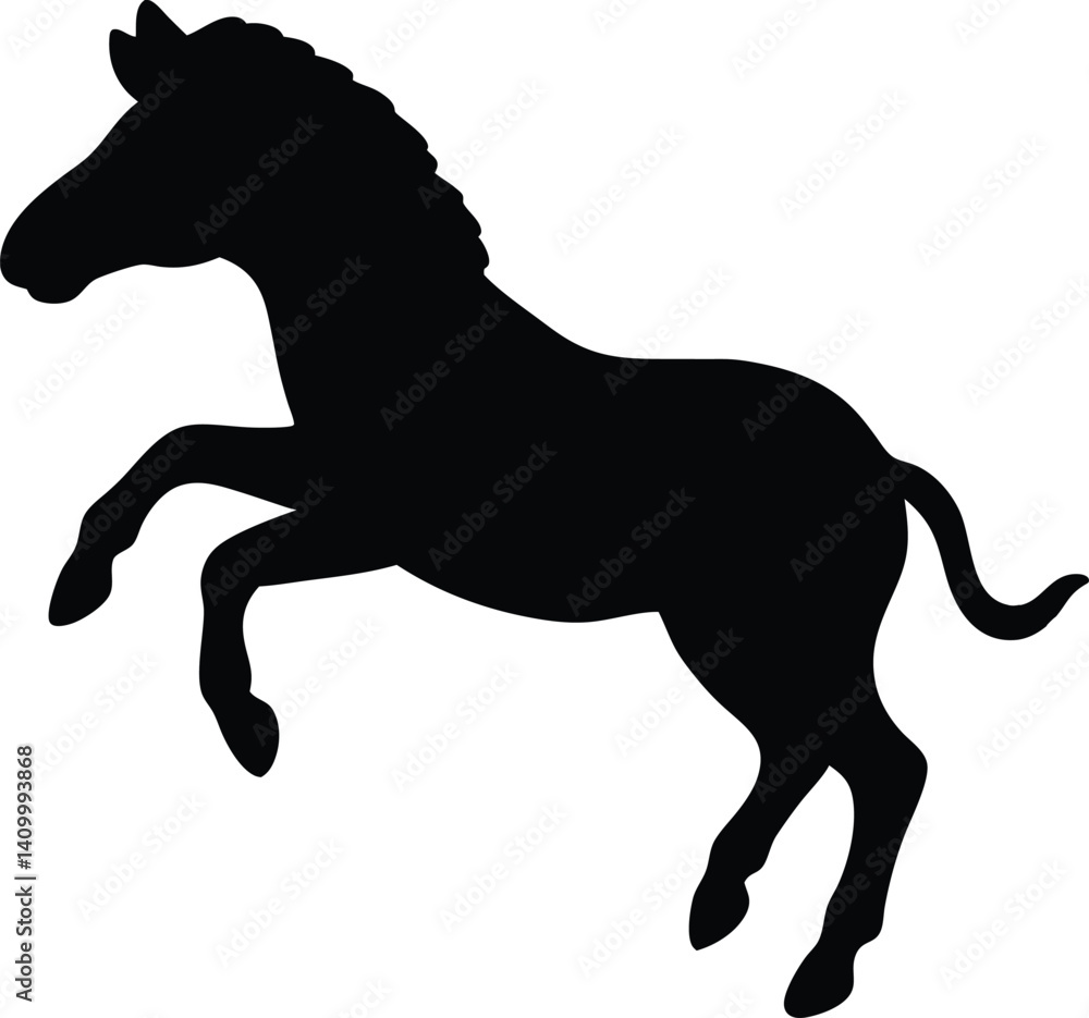 Fototapeta premium horse silhouette vector
