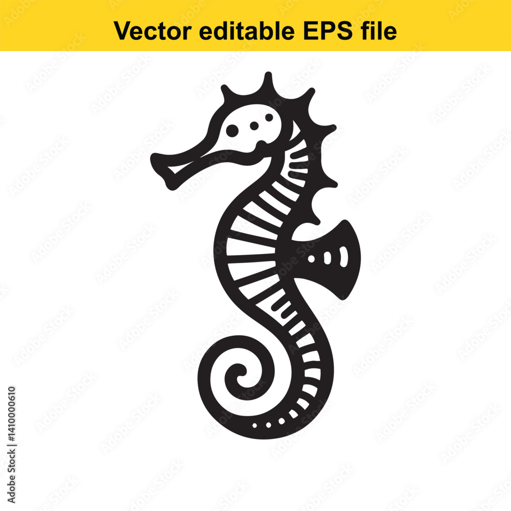 Fototapeta premium vector seahorse