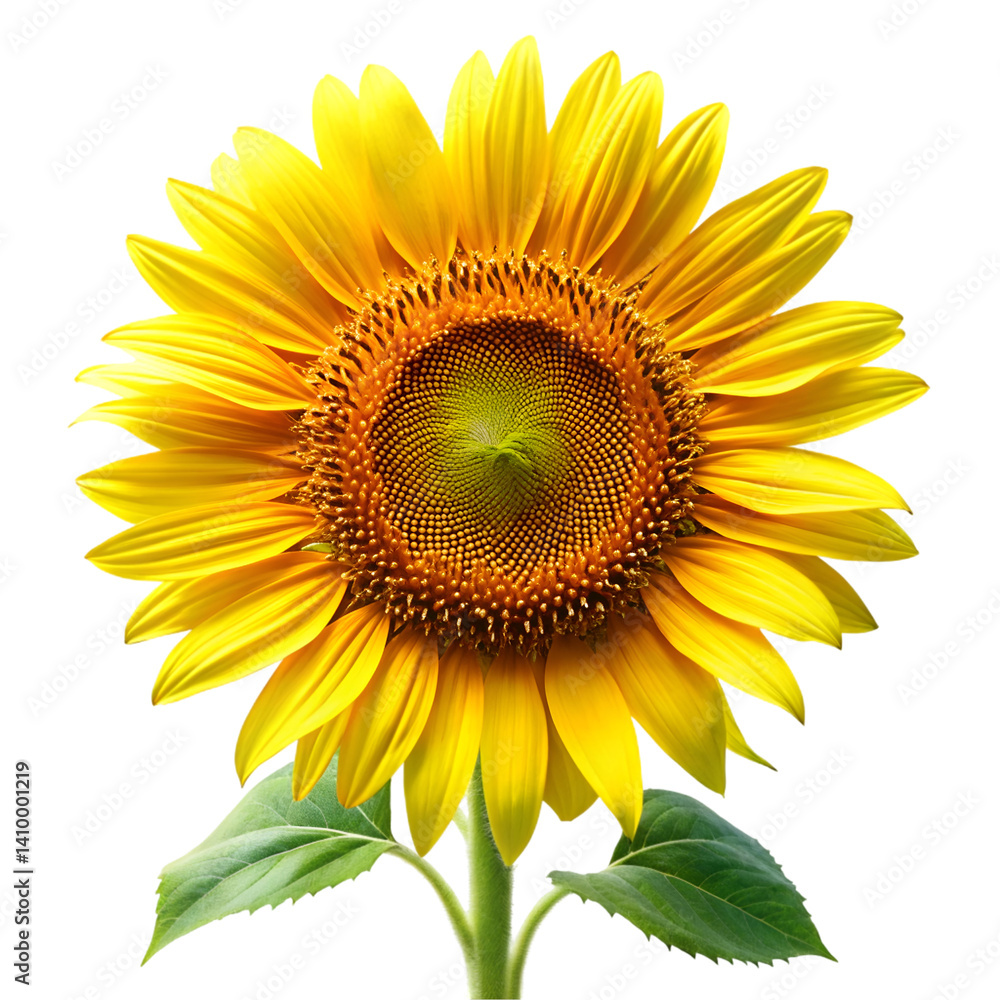 Fototapeta premium Sunflower isolated on white background