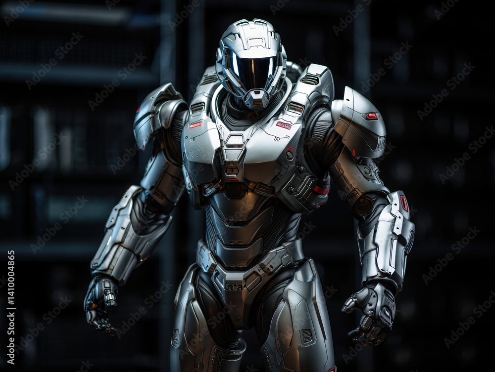 Fototapeta premium Robot In Armour