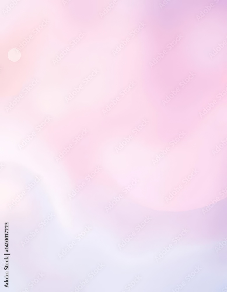 Soft pastel hues blend seamlessly, creating a dreamy, ethereal atmosphere, romantic, gentle, soft