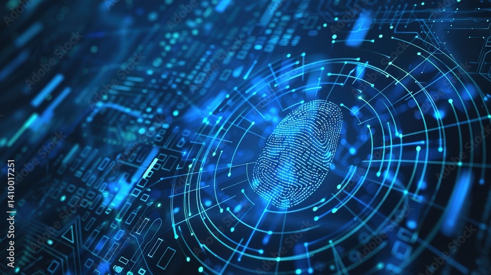 Digital Fingerprint Authentication: Secure Identity Verification Tech Background
Digital Fingerprint Authentication: Secure Identity Verification Tech Background