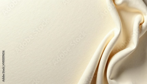 Subtle woven linen fabric, natural beige tones, backdrop, background