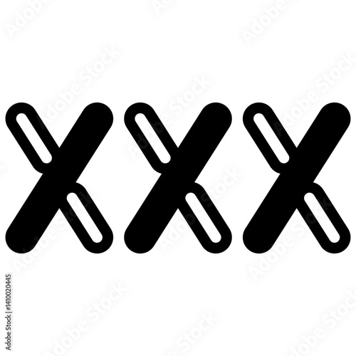 Neon sign. Outlined stroke vector icon with black-filled details.