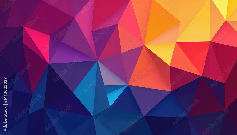 Abstract geometric mosaic, vibrant hues, modern style , mosaic, background Abstract geometric mosaic, vibrant hues, modern style , mosaic, background