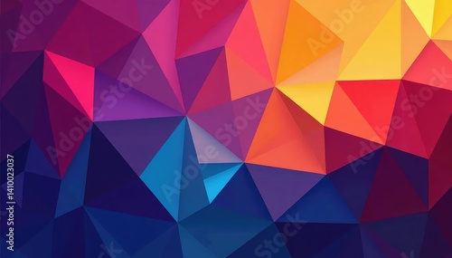 Abstract geometric mosaic, vibrant hues, modern style , mosaic, background