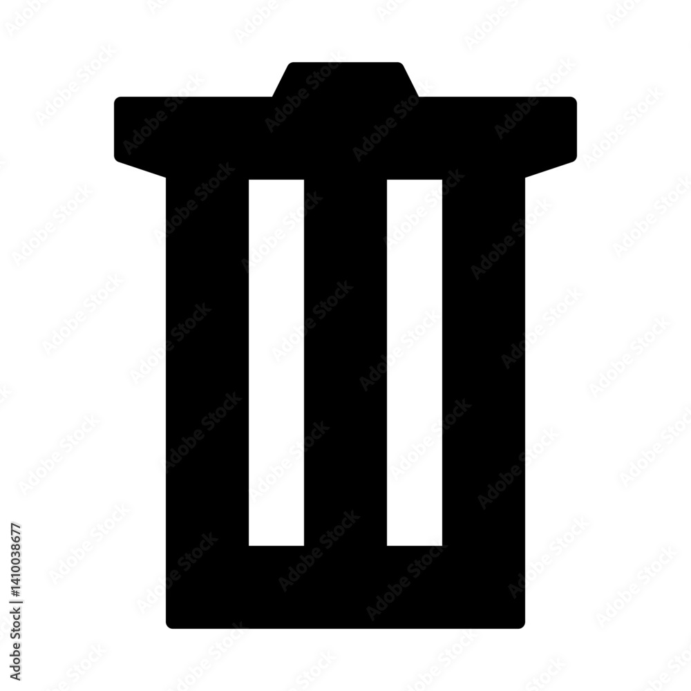 Trash Can Bin Garbage Waste Container Icon Trash Can Bin Garbage Waste Container Icon