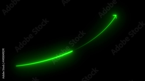 Wallpaper Mural  business graph icon animation business chart growth concept accounting analysis animation arrow black  background banking business chart concept Torontodigital.ca