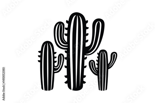 Cactus Illustration: Minimalist Botanical Design