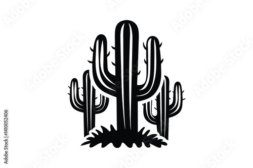 Cactus Illustration: Minimalist Botanical Design