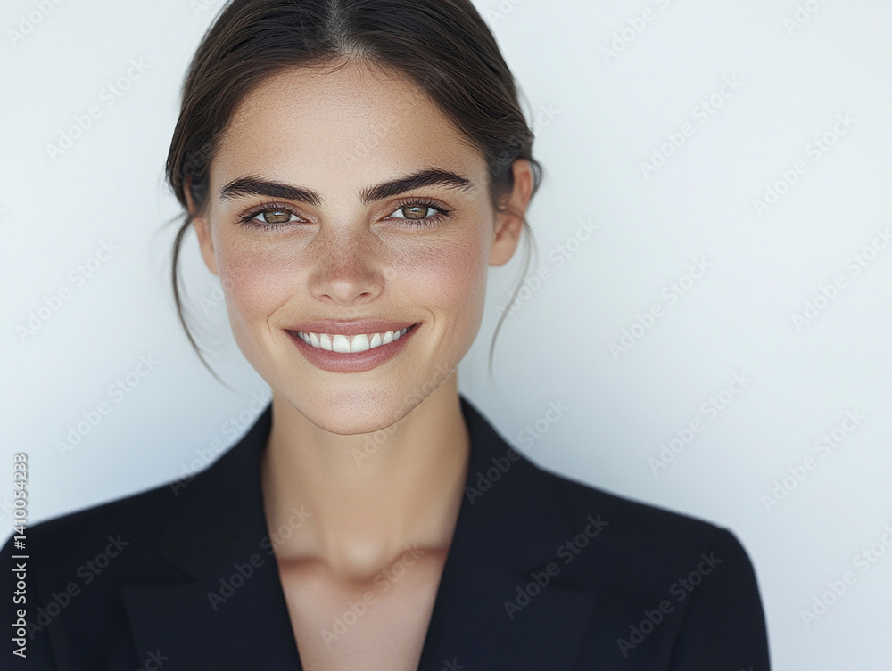 Beautiful woman close-up, doctor nurse care portrait close-up Beautiful woman close-up, doctor nurse care portrait close-up
