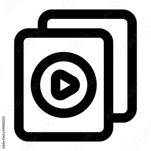 playlist icon for illustration