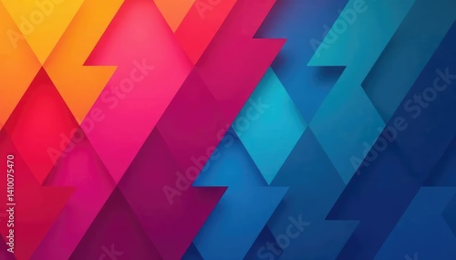 Repetitive geometric shapes forming a cohesive design , trendy, style