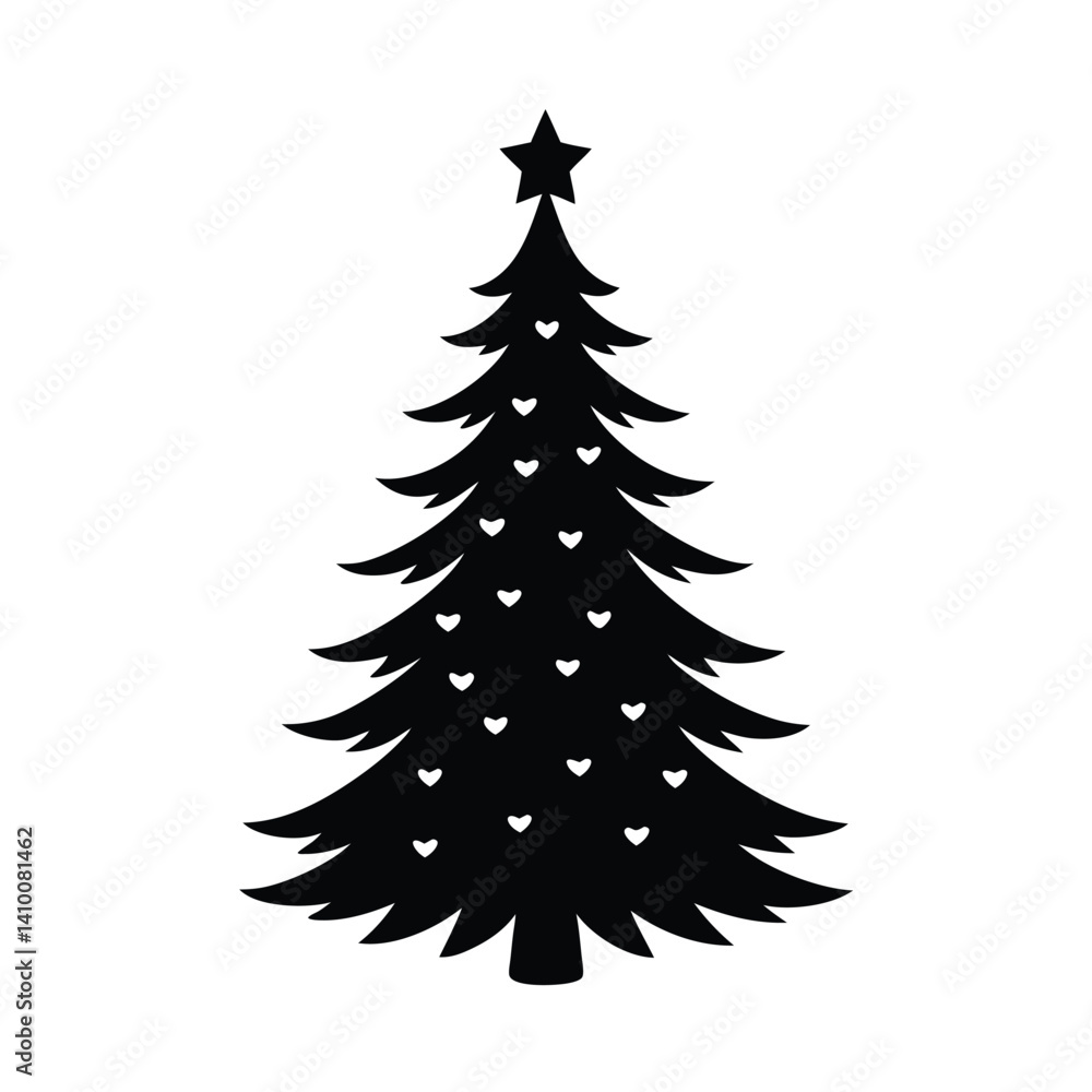 Obraz premium christmas tree vector