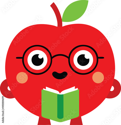 funny apple cartoon