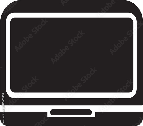 lcd tv vector illustration lcd tv icon