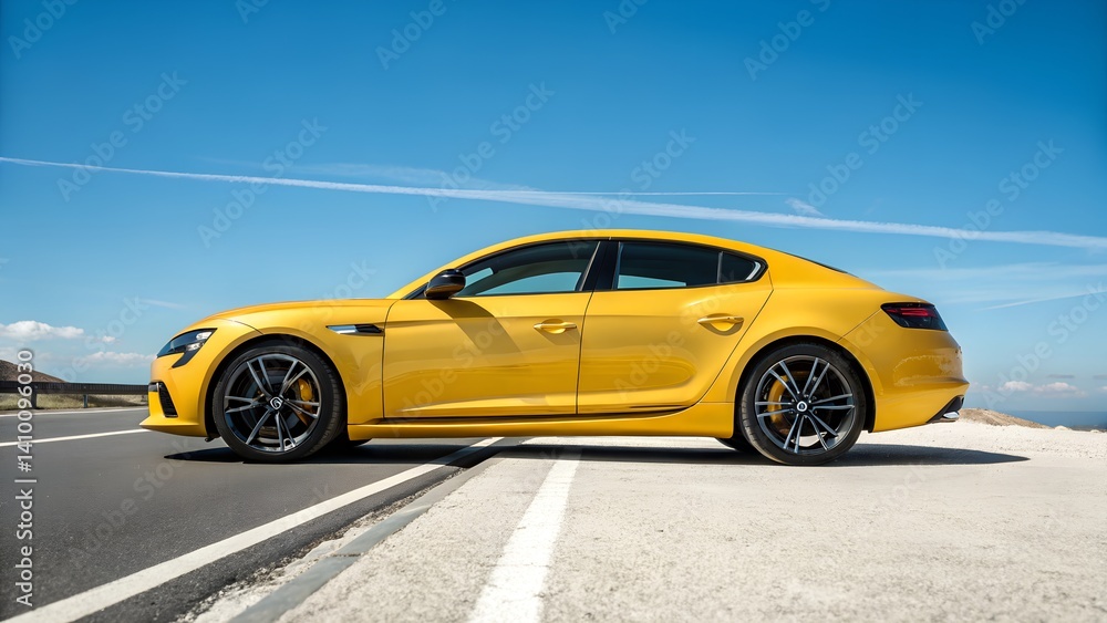 Obraz premium car on the road
