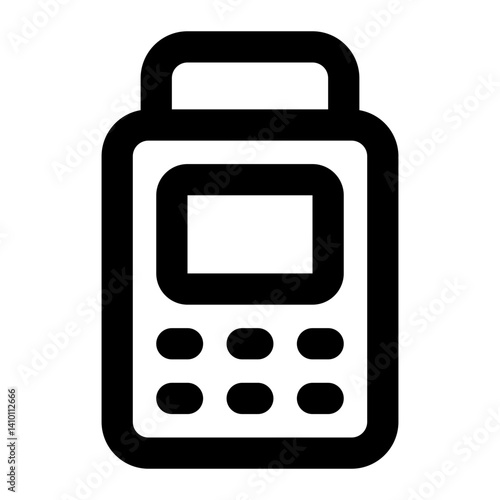 pos terminal icon for illustration