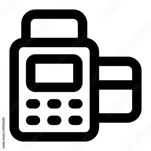 pos terminal icon for illustration