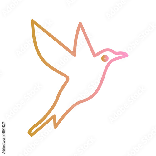 Hummingbird Vector Icon