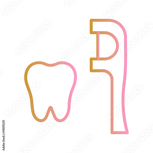 Dental Floss Vector Icon