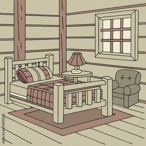 interior of a bedroom
