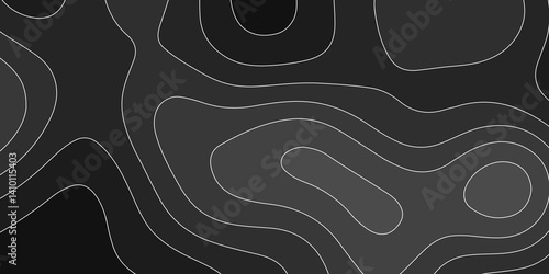Abstract papercut design. Background of the topographic map. modern wallpaper texture and realistic design used for banner and posters, mountain relief geographic pattern. vector illustration.	