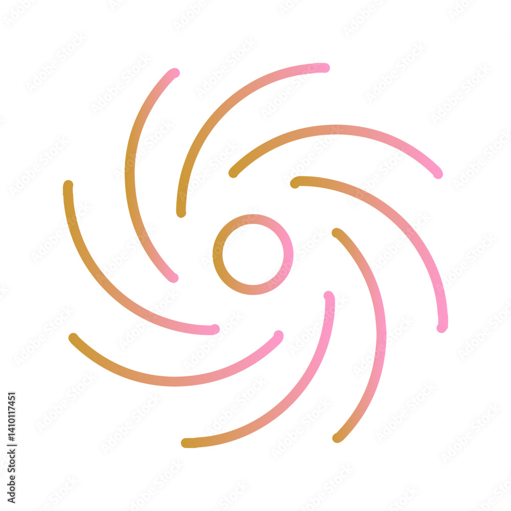 Fototapeta premium Black Hole Vector Icon