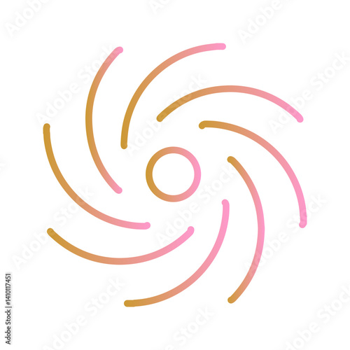 Black Hole Vector Icon