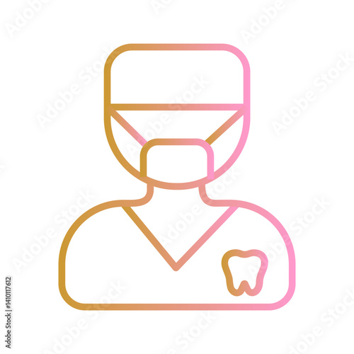 Orthodontist Vector Icon
