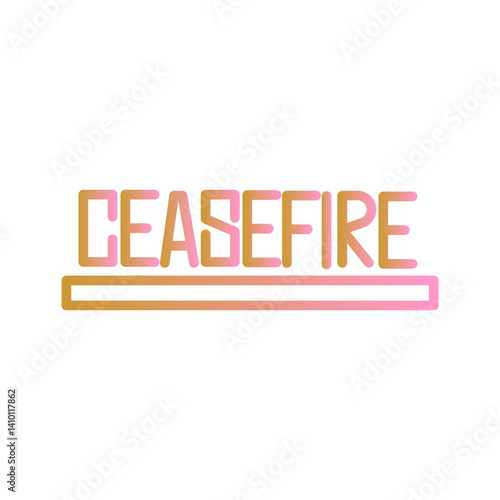Ceasefire Vector Icon