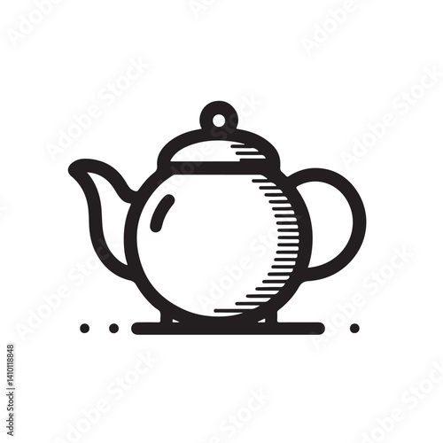 teapot vector illustration