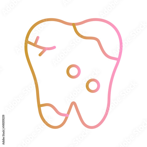 Dental Caries Vector Icon