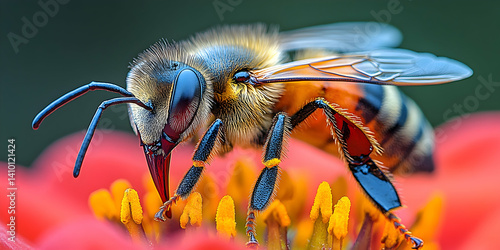Honeybee on a Flower (8)