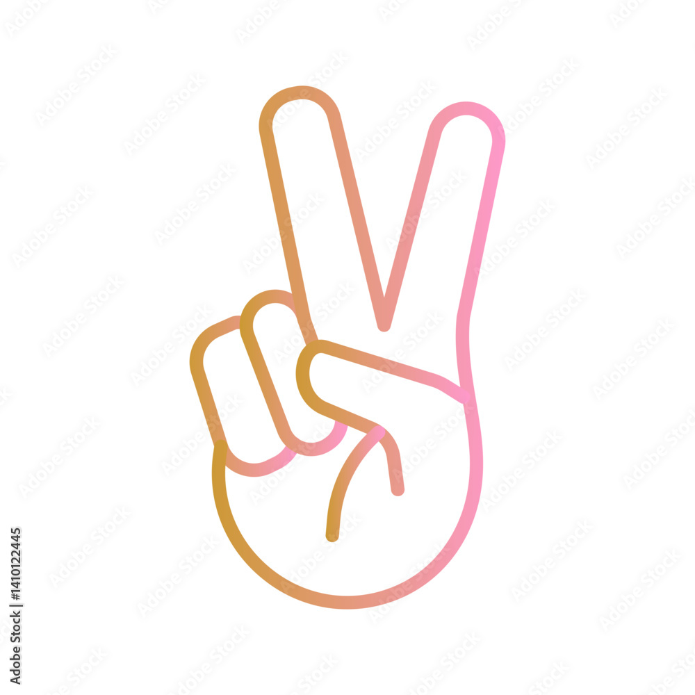 Fototapeta premium Peacekeeper Vector Icon