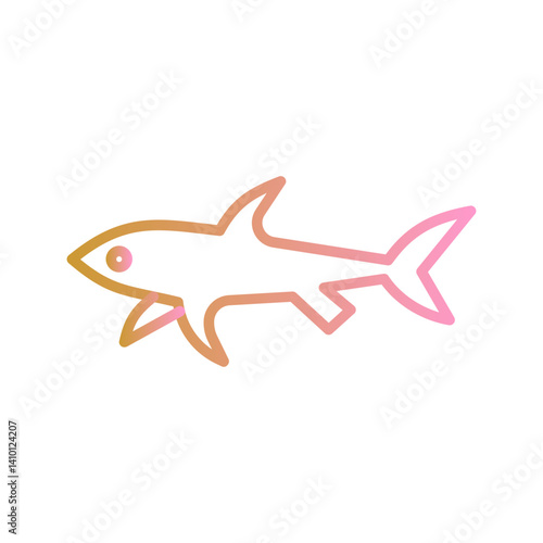 Hammerhead Shark Vector Icon