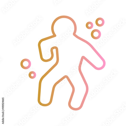 Crime Victim Vector Icon