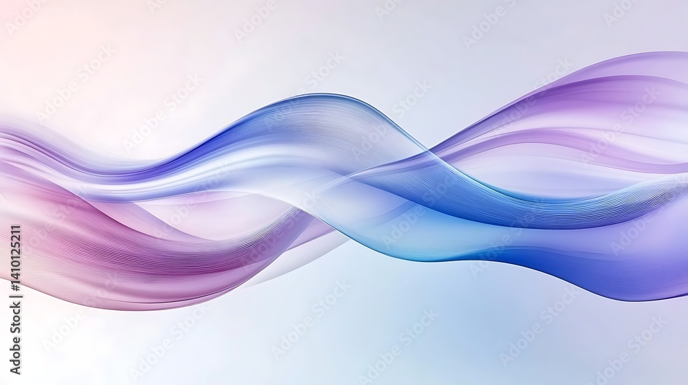 Abstract Purple and Blue Wave Forms Design Abstract Purple and Blue Wave Forms Design