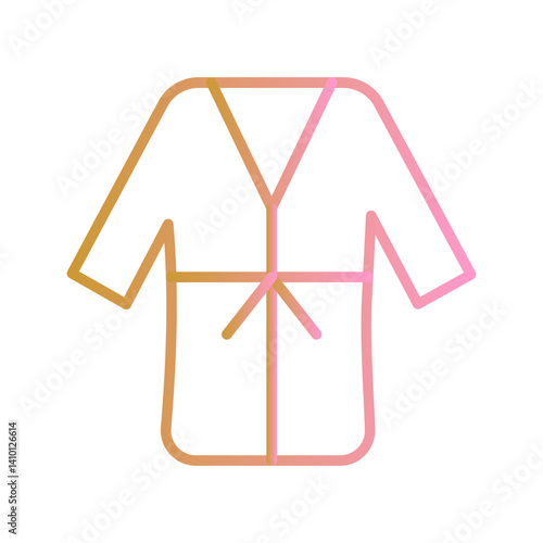 Bathrobe Vector Icon