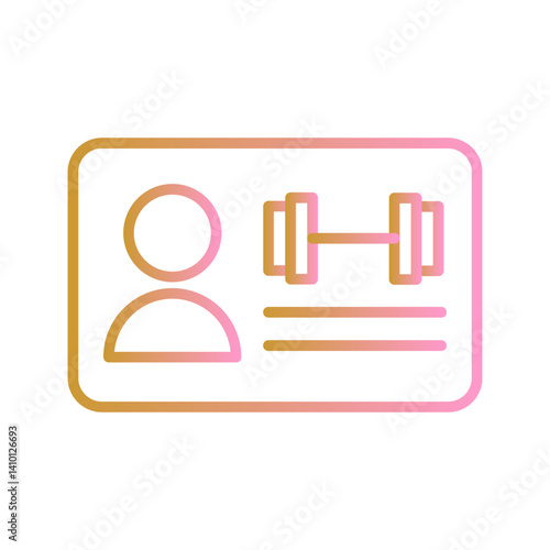 Gym Membership Vector Icon