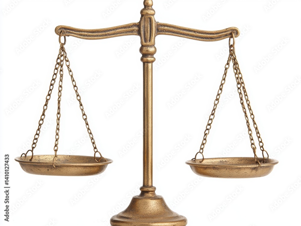 Golden Balance Scale Symbolizing Justice and Fairness in Law Golden Balance Scale Symbolizing Justice and Fairness in Law