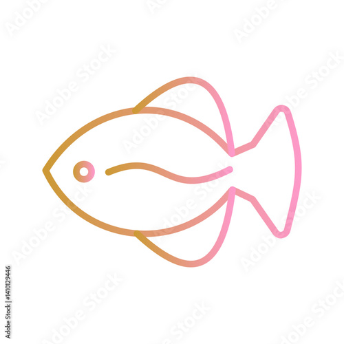 Flounder Vector Icon
