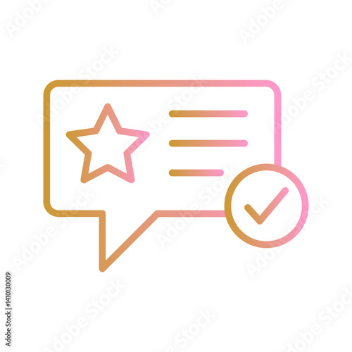 Testimonial Submission Vector Icon