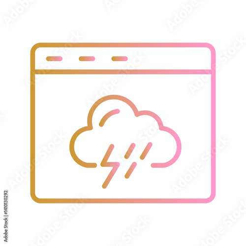 Weather Prediction Vector Icon