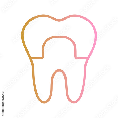 Dental Crown Vector Icon