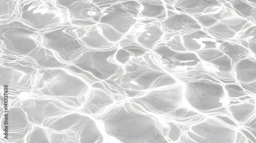 Abstract Grey Water Texture Background Monochrome Ripple Surface Design