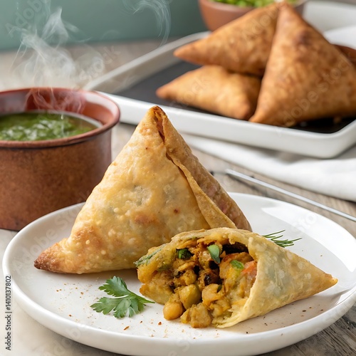 Indian snack samosa